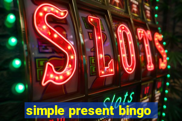 simple present bingo