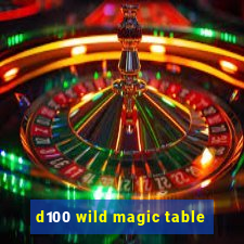 d100 wild magic table