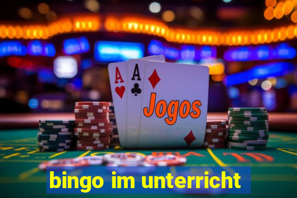 bingo im unterricht