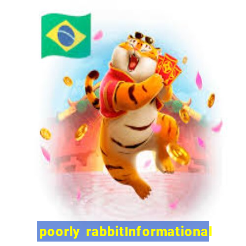 poorly rabbitInformational