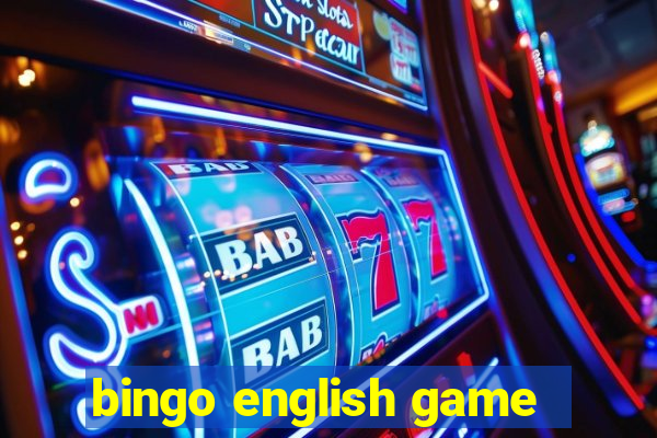 bingo english game