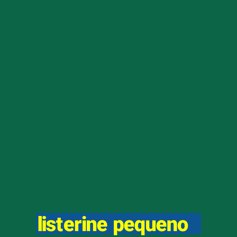 listerine pequeno