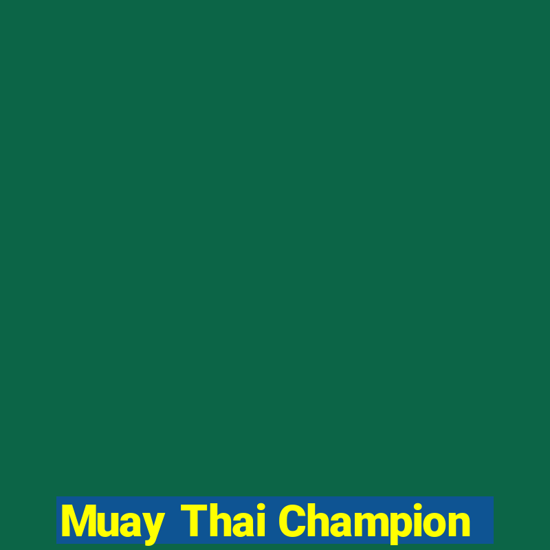 Muay Thai Champion