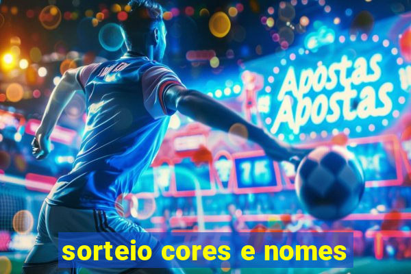 sorteio cores e nomes