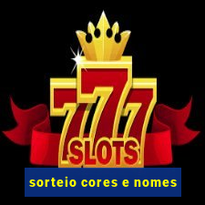 sorteio cores e nomes