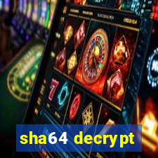 sha64 decrypt