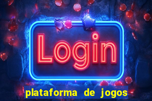 plataforma de jogos nova pagando