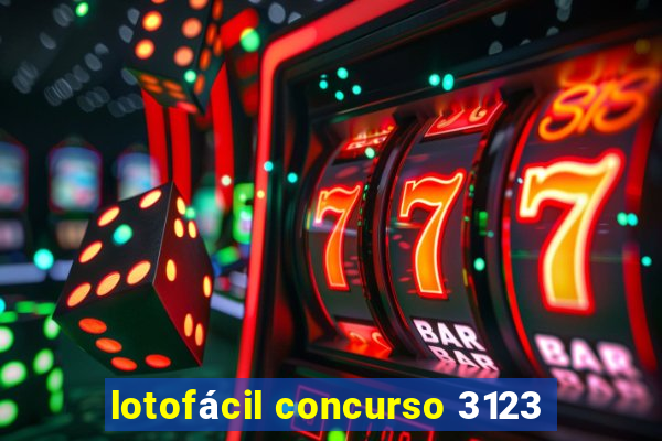 lotofácil concurso 3123