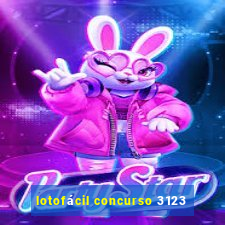 lotofácil concurso 3123