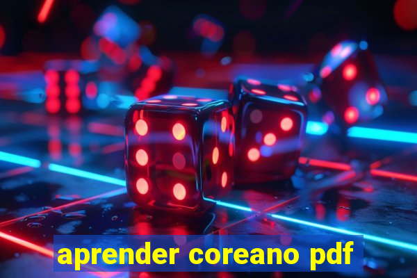 aprender coreano pdf