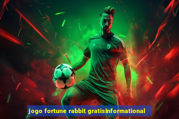 jogo fortune rabbit gratisInformational