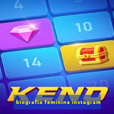 biografia feminina instagram