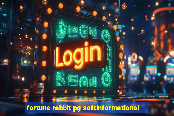 fortune rabbit pg softInformational