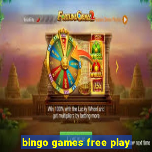 bingo games free play