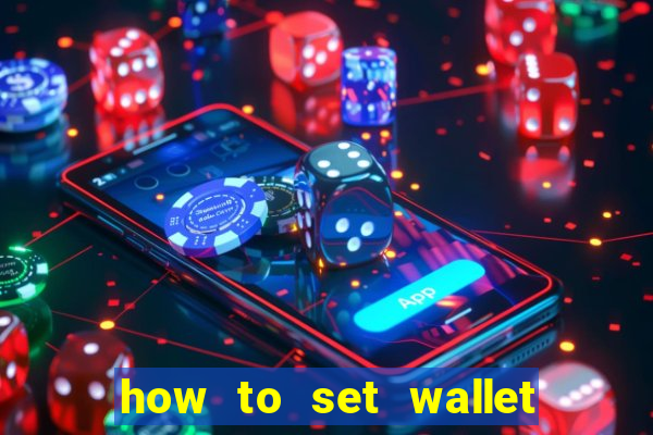 how to set wallet password in bingo plus