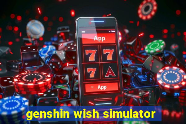 genshin wish simulator