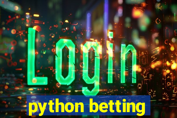 python betting