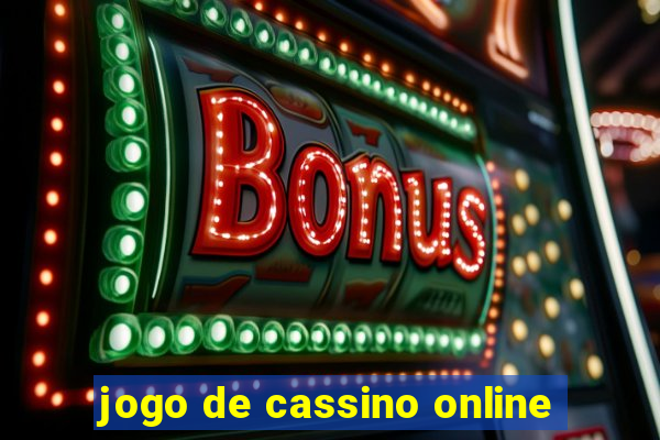 jogo de cassino online