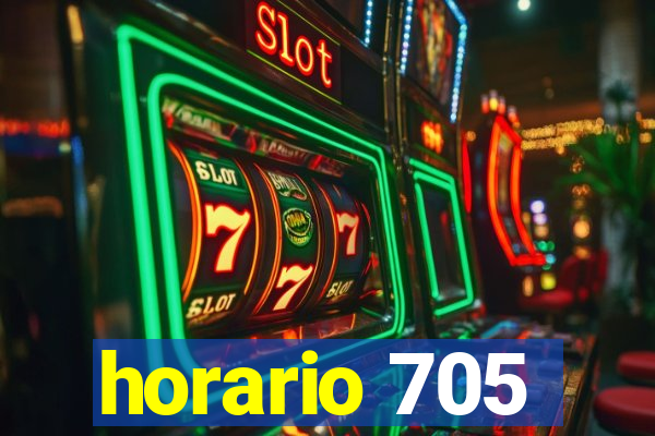 horario 705