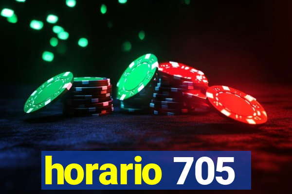 horario 705