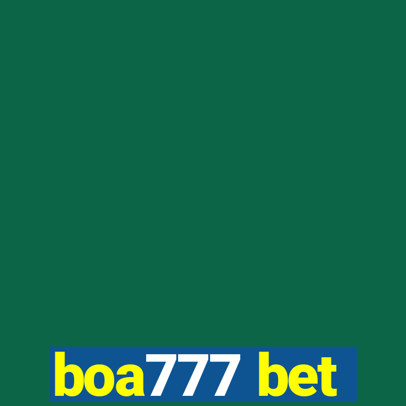 boa777 bet