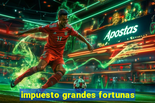 impuesto grandes fortunas