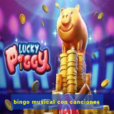 bingo musical con canciones