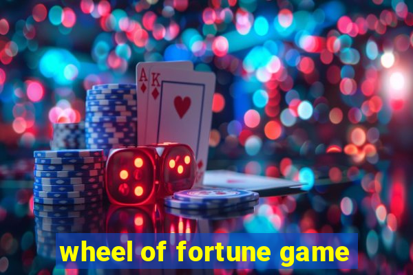 wheel of fortune game