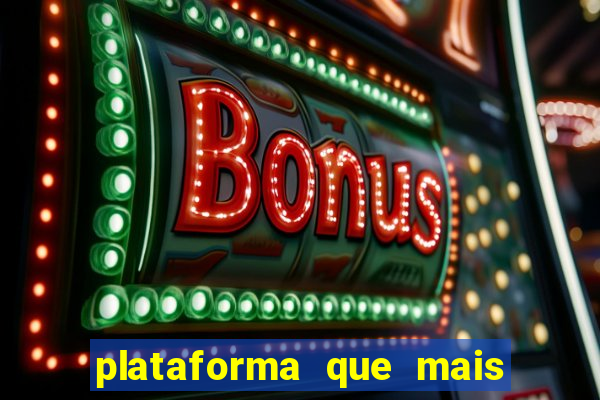 plataforma que mais paga fortune tiger