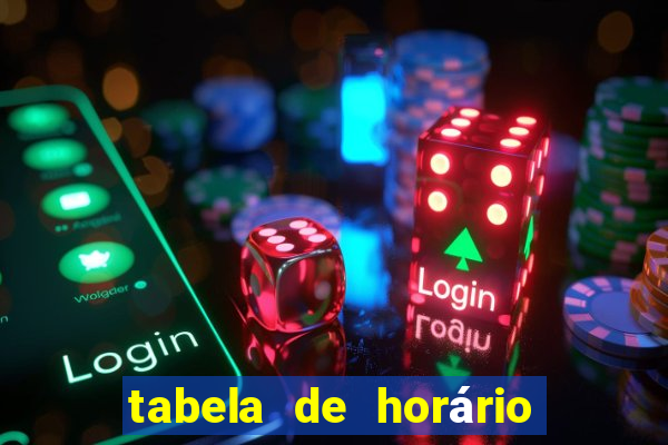 tabela de horário do fortune tiger