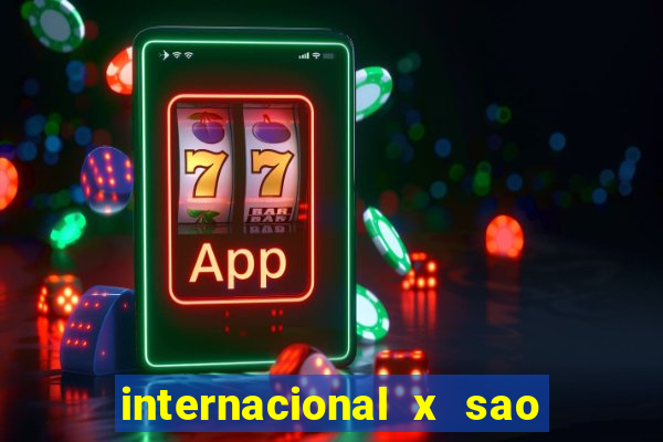 internacional x sao paulo palpite