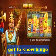 get to know bingo