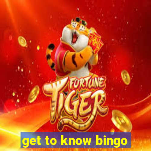 get to know bingo