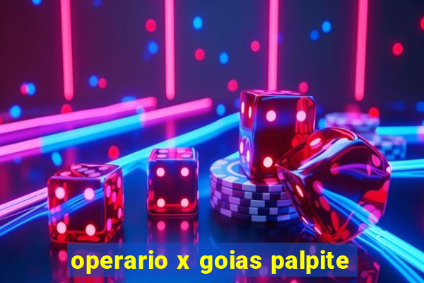 operario x goias palpite