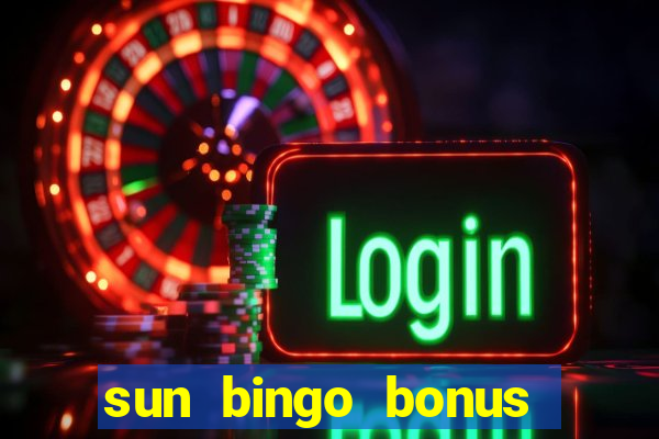 sun bingo bonus terms and conditions