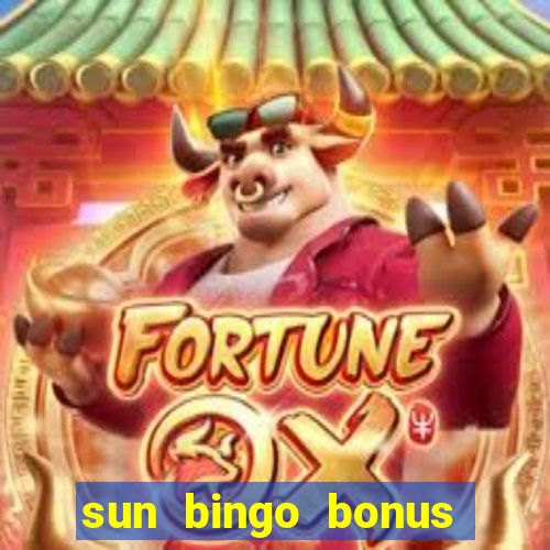 sun bingo bonus terms and conditions