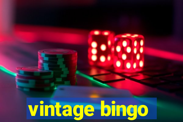 vintage bingo