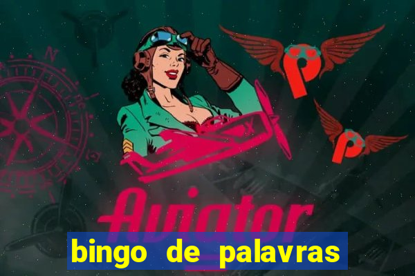 bingo de palavras para 3 ano