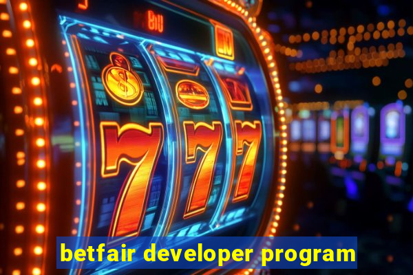 betfair developer program