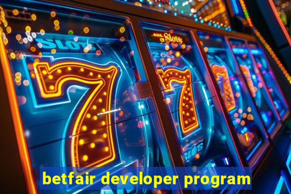 betfair developer program