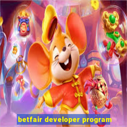 betfair developer program