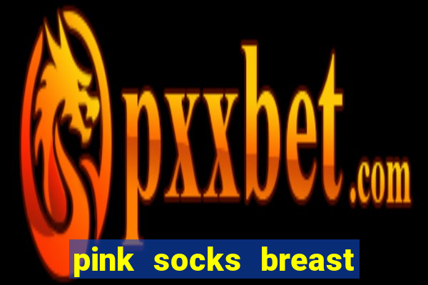 pink socks breast cancer awareness football