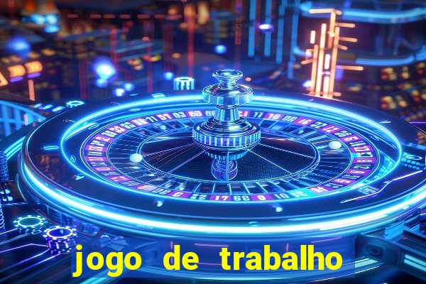 jogo de trabalho no escritório