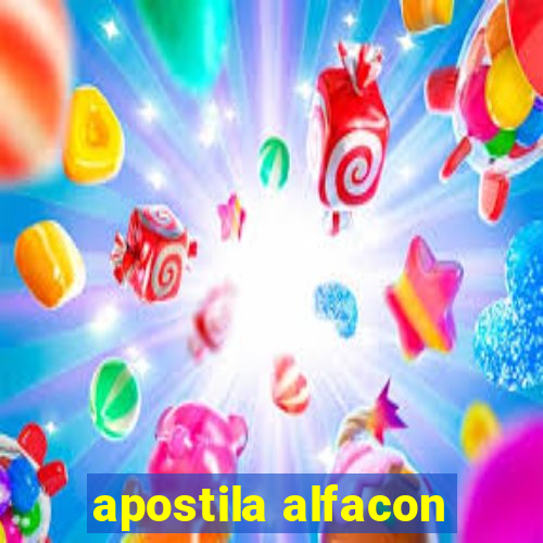 apostila alfacon