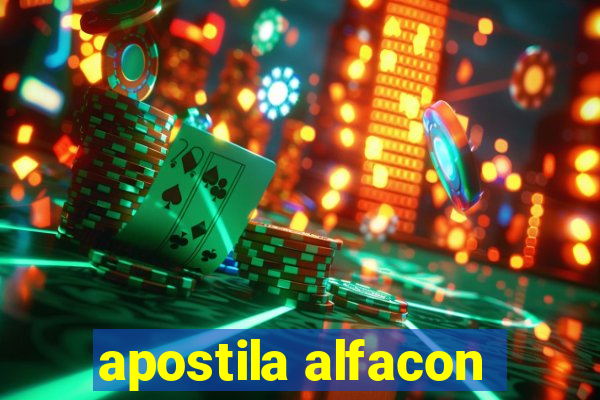 apostila alfacon