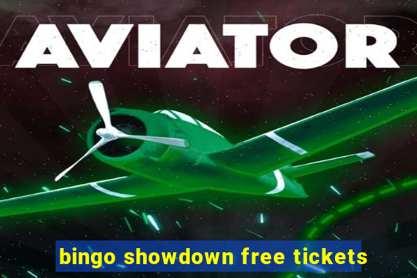 bingo showdown free tickets