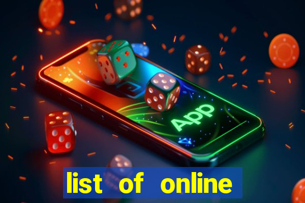 list of online slot sites