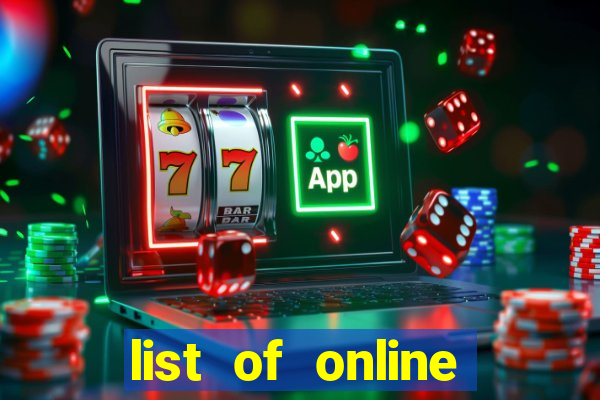 list of online slot sites