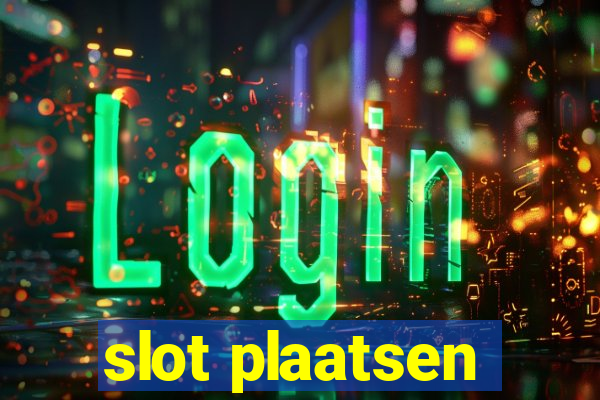 slot plaatsen