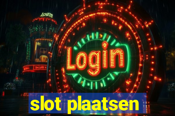 slot plaatsen